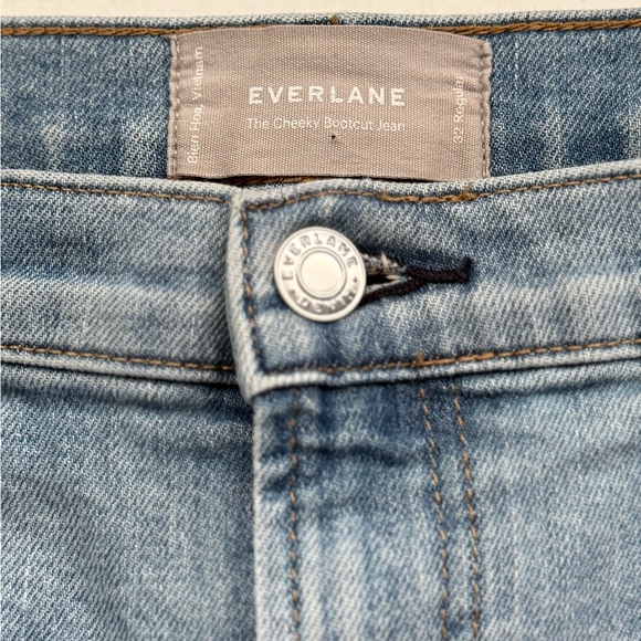 Everlane The Cheeky Boot Cut Jean Light Blue 32 Regular - Picture 8 of 12